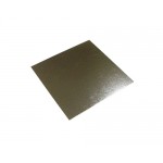 6'' Inch Square Silver 3mm Thick Cake Board